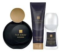 Far Away Glamour Perfume De Mujer Con Hidratante Y Deo Avon